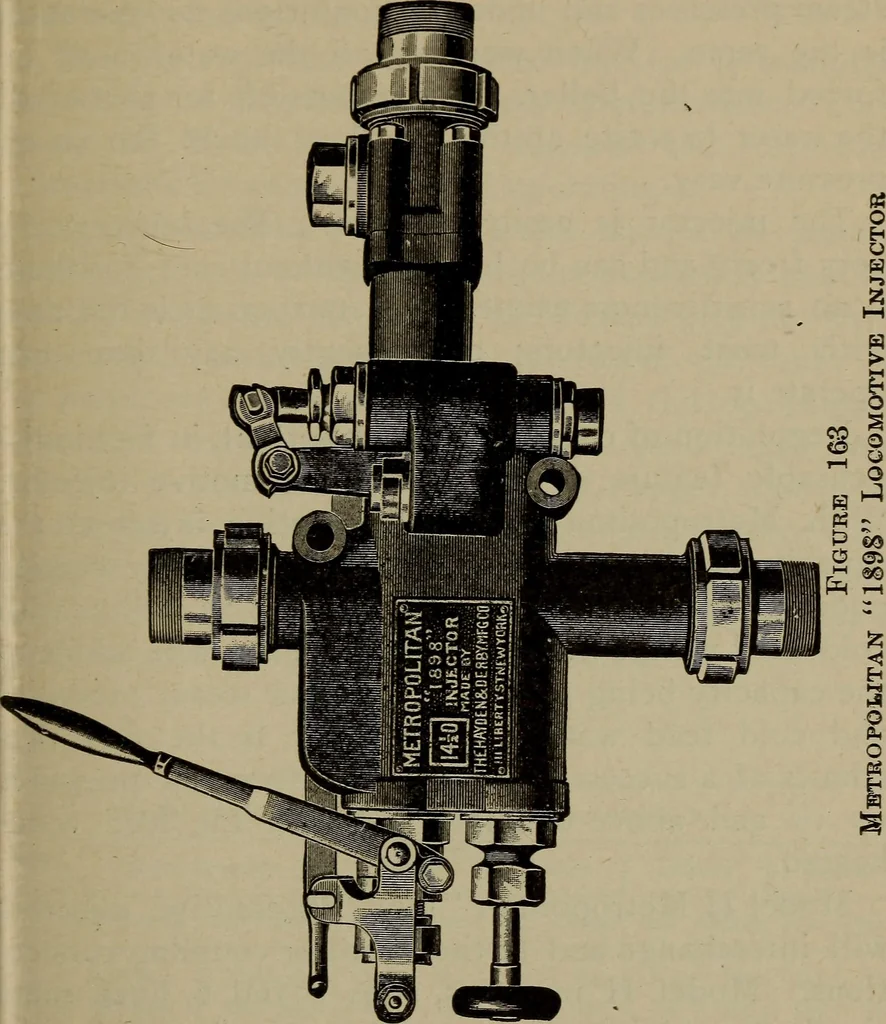An illustration from Cyclopedia of locomotive engineering, with examination questions and answers; a practical manual on the construction care and management of modern locomotives, 1916, leaf 362