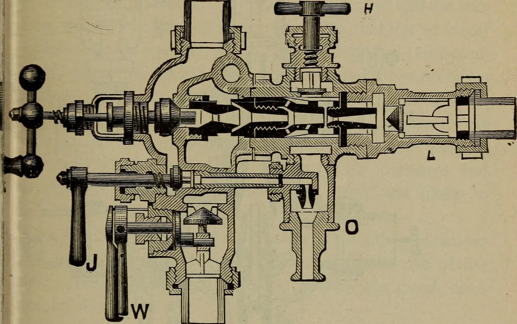 An illustration from Cyclopedia of locomotive engineering, with examination questions and answers; a practical manual on the construction care and management of modern locomotives, 1916, leaf 370