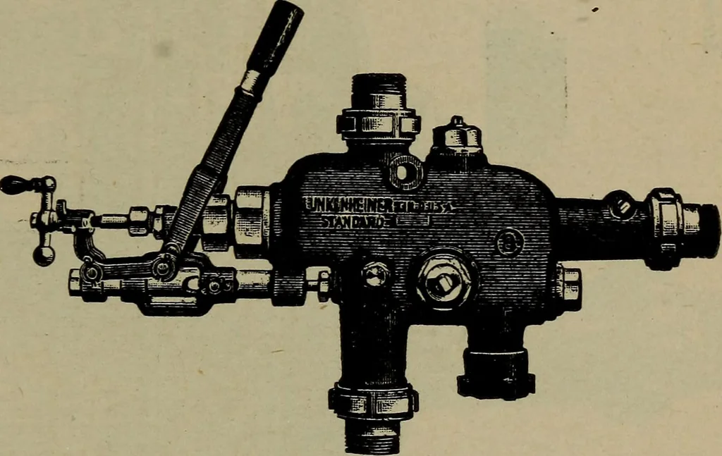 An illustration from Cyclopedia of locomotive engineering, with examination questions and answers; a practical manual on the construction care and management of modern locomotives, 1916, leaf 376