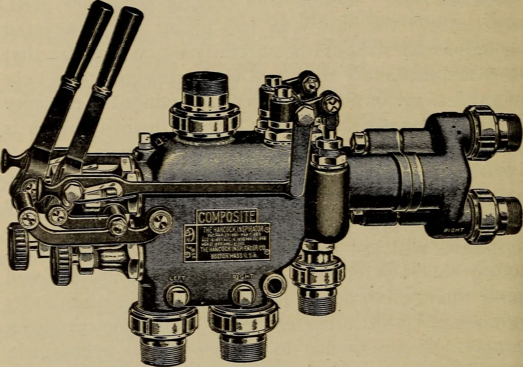 An illustration from Cyclopedia of locomotive engineering, with examination questions and answers; a practical manual on the construction care and management of modern locomotives, 1916, leaf 387