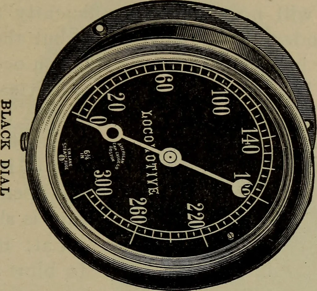 An illustration from Cyclopedia of locomotive engineering, with examination questions and answers; a practical manual on the construction care and management of modern locomotives, 1916, leaf 396
