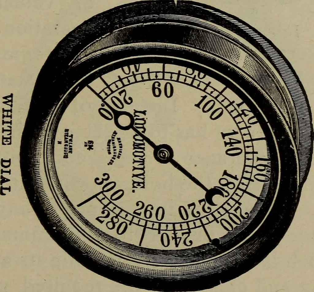 An illustration from Cyclopedia of locomotive engineering, with examination questions and answers; a practical manual on the construction care and management of modern locomotives, 1916, leaf 396
