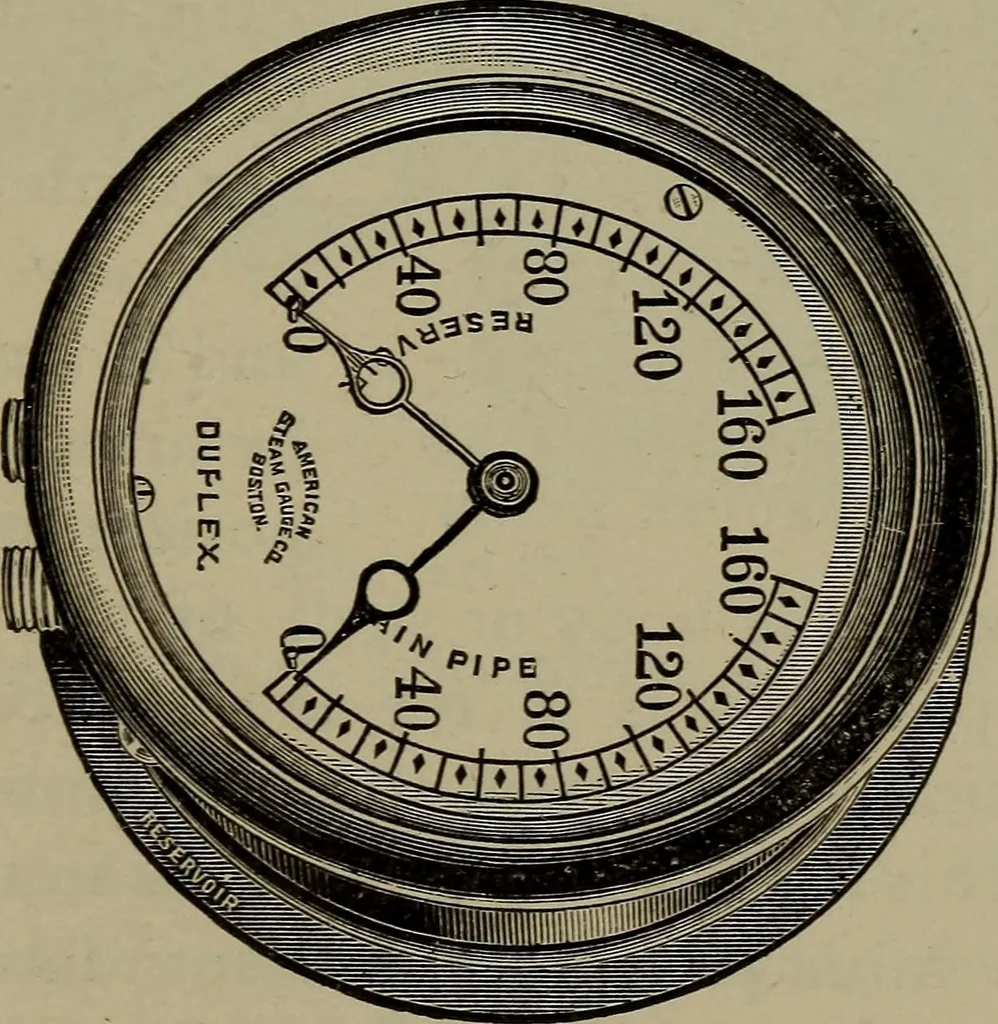 An illustration from Cyclopedia of locomotive engineering, with examination questions and answers; a practical manual on the construction care and management of modern locomotives, 1916, leaf 398