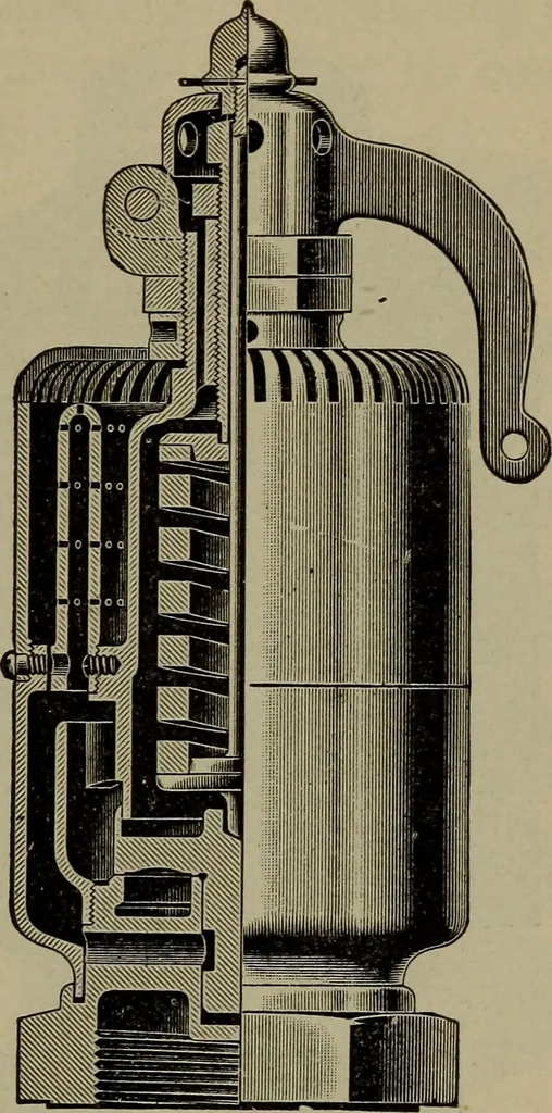 An illustration from Cyclopedia of locomotive engineering, with examination questions and answers; a practical manual on the construction care and management of modern locomotives, 1916, leaf 402