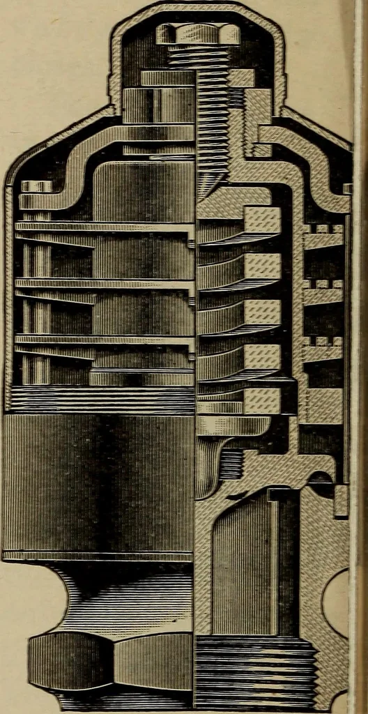 An illustration from Cyclopedia of locomotive engineering, with examination questions and answers; a practical manual on the construction care and management of modern locomotives, 1916, leaf 403