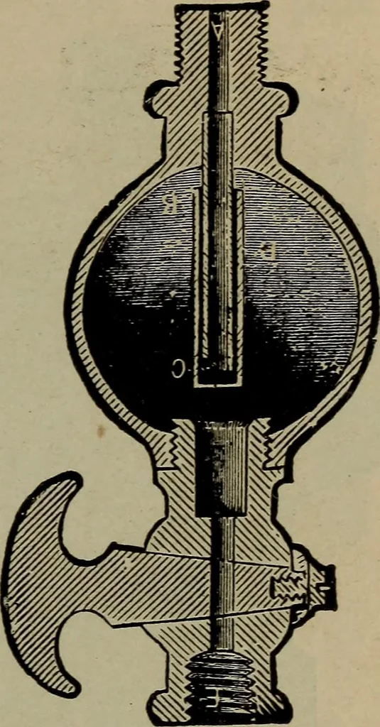 An illustration from Cyclopedia of locomotive engineering, with examination questions and answers; a practical manual on the construction care and management of modern locomotives, 1916, leaf 412