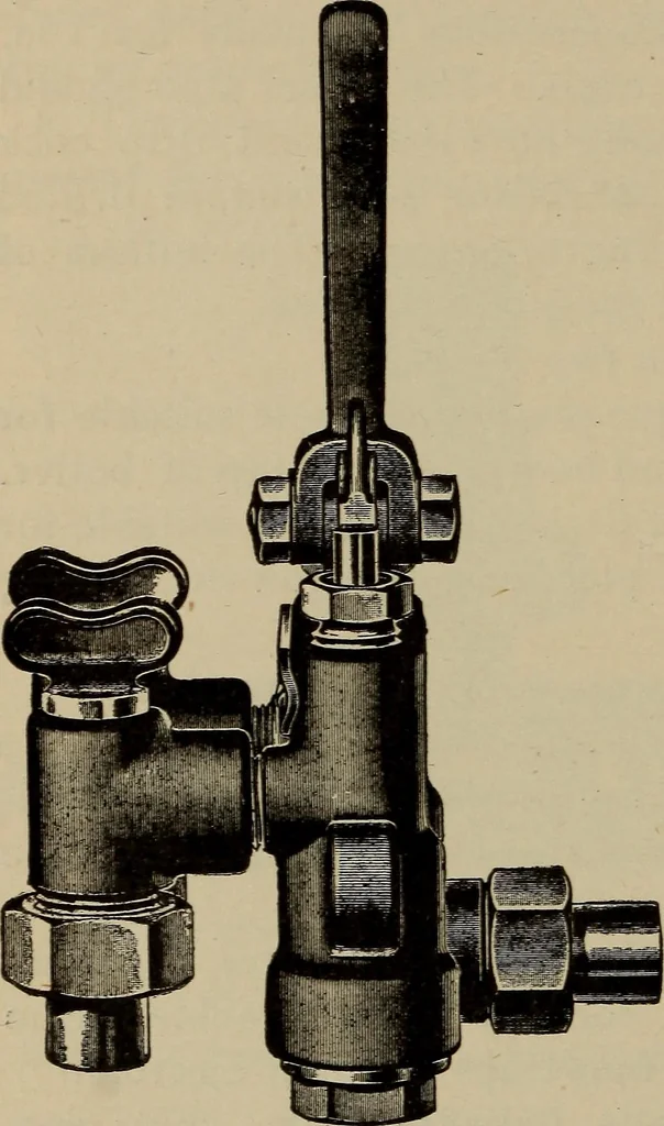 An illustration from Cyclopedia of locomotive engineering, with examination questions and answers; a practical manual on the construction care and management of modern locomotives, 1916, leaf 435