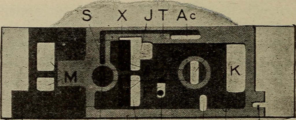An illustration from Cyclopedia of locomotive engineering, with examination questions and answers; a practical manual on the construction care and management of modern locomotives, 1916, leaf 693