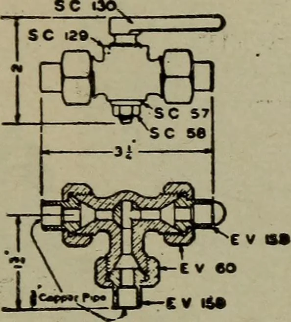An illustration from Cyclopedia of locomotive engineering, with examination questions and answers; a practical manual on the construction care and management of modern locomotives, 1916, leaf 702