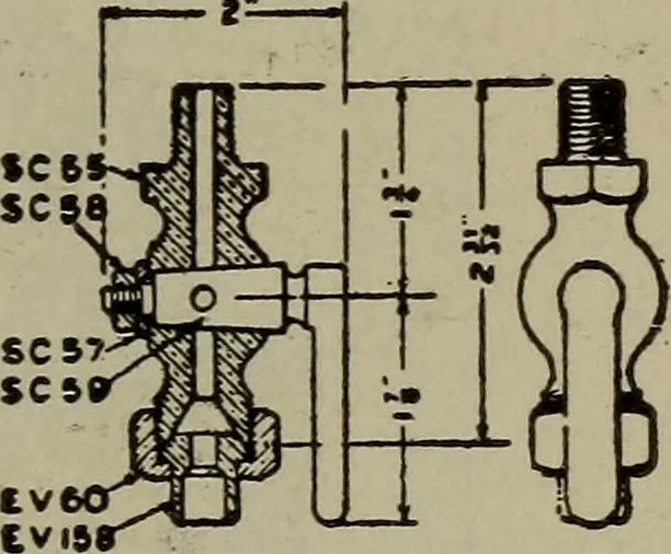An illustration from Cyclopedia of locomotive engineering, with examination questions and answers; a practical manual on the construction care and management of modern locomotives, 1916, leaf 702