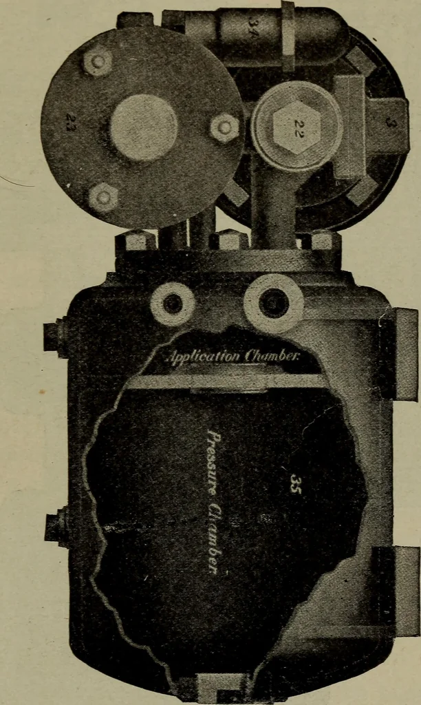 An illustration from Cyclopedia of locomotive engineering, with examination questions and answers; a practical manual on the construction care and management of modern locomotives, 1916, leaf 728