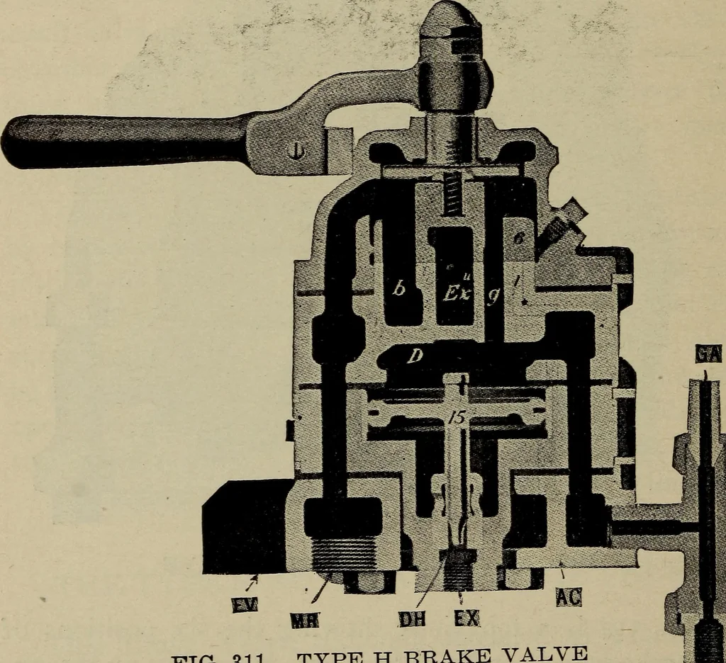 An illustration from Cyclopedia of locomotive engineering, with examination questions and answers; a practical manual on the construction care and management of modern locomotives, 1916, leaf 755
