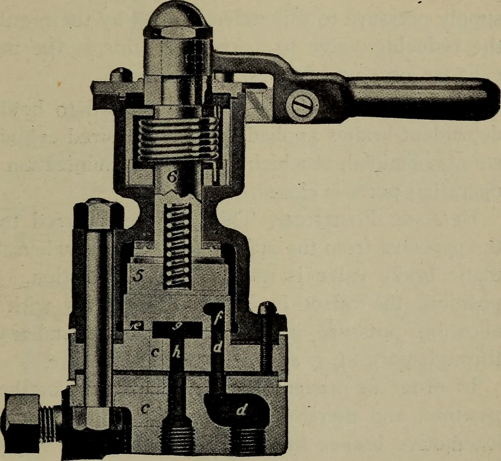 An illustration from Cyclopedia of locomotive engineering, with examination questions and answers; a practical manual on the construction care and management of modern locomotives, 1916, leaf 764