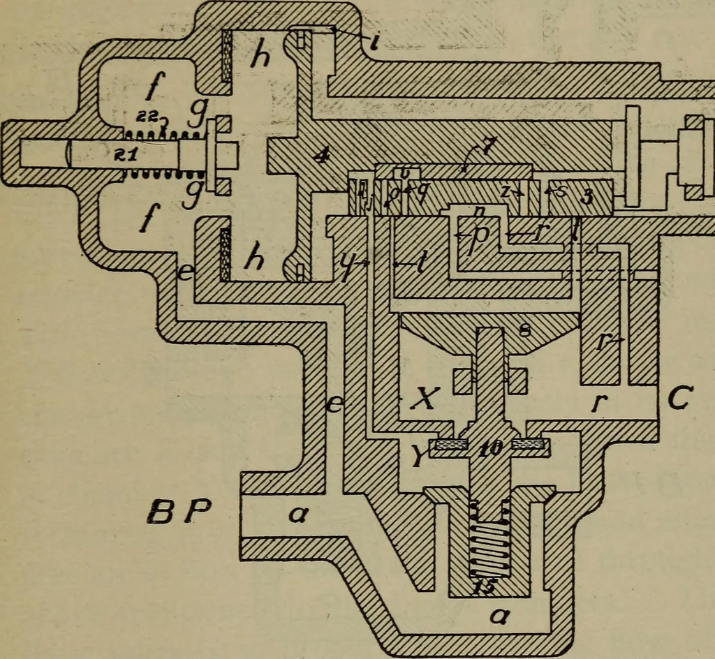 An illustration from Cyclopedia of locomotive engineering, with examination questions and answers; a practical manual on the construction care and management of modern locomotives, 1916, leaf 790