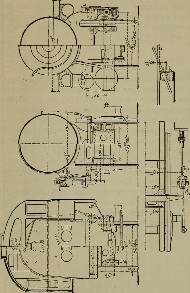 An illustration from Cyclopedia of locomotive engineering, with examination questions and answers; a practical manual on the construction care and management of modern locomotives, 1916, leaf 822