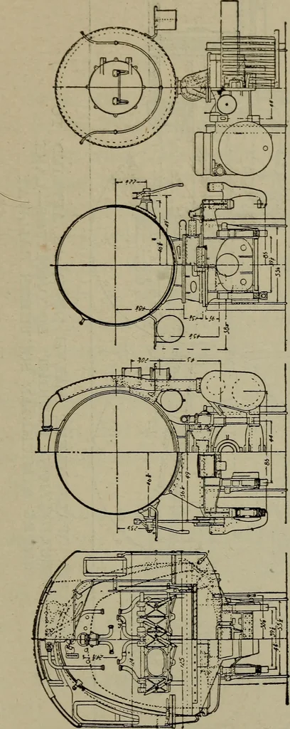 An illustration from Cyclopedia of locomotive engineering, with examination questions and answers; a practical manual on the construction care and management of modern locomotives, 1916, leaf 828