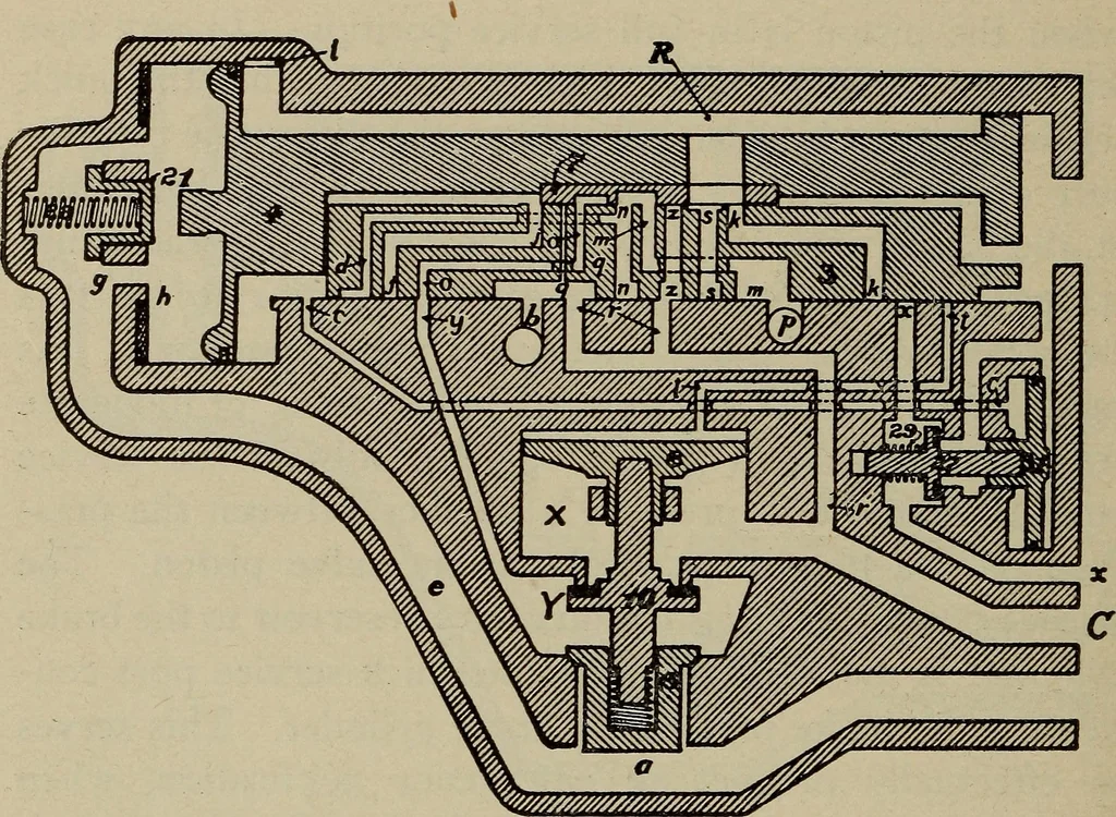 An illustration from Cyclopedia of locomotive engineering, with examination questions and answers; a practical manual on the construction care and management of modern locomotives, 1916, leaf 849