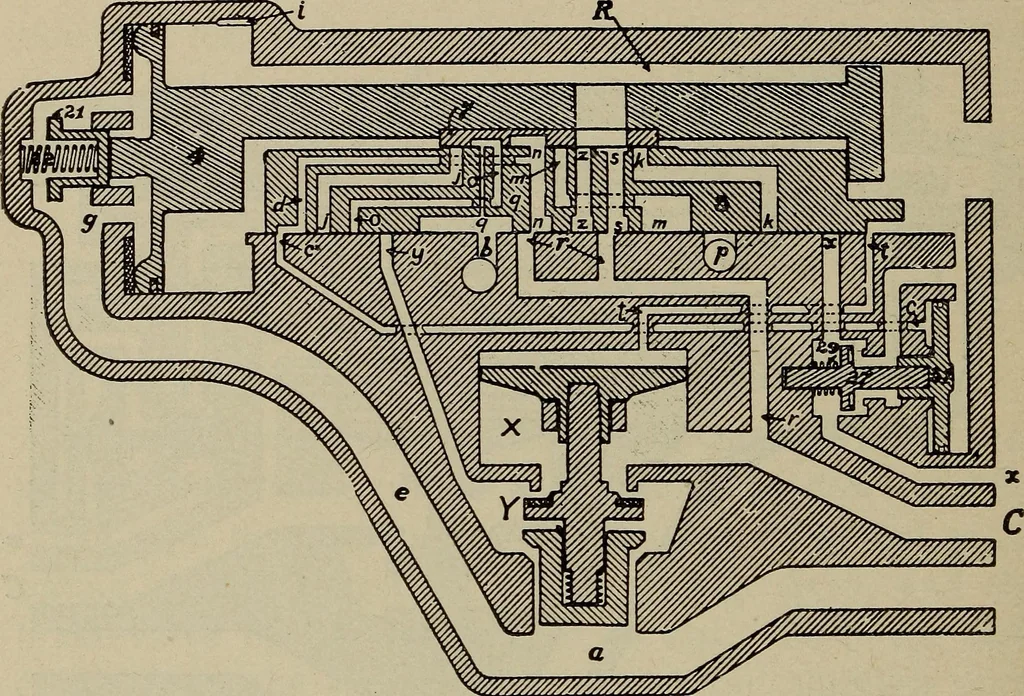 An illustration from Cyclopedia of locomotive engineering, with examination questions and answers; a practical manual on the construction care and management of modern locomotives, 1916, leaf 853