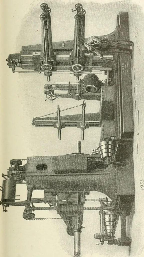 An illustration from Cyclopedia of mechanical engineering; a general reference work. Editor-in-chief Howard Monroe Raymond. Assisted by a corps of mechanical engineers, technical experts, and designers of the highest professional standing, 1908, leaf 149
