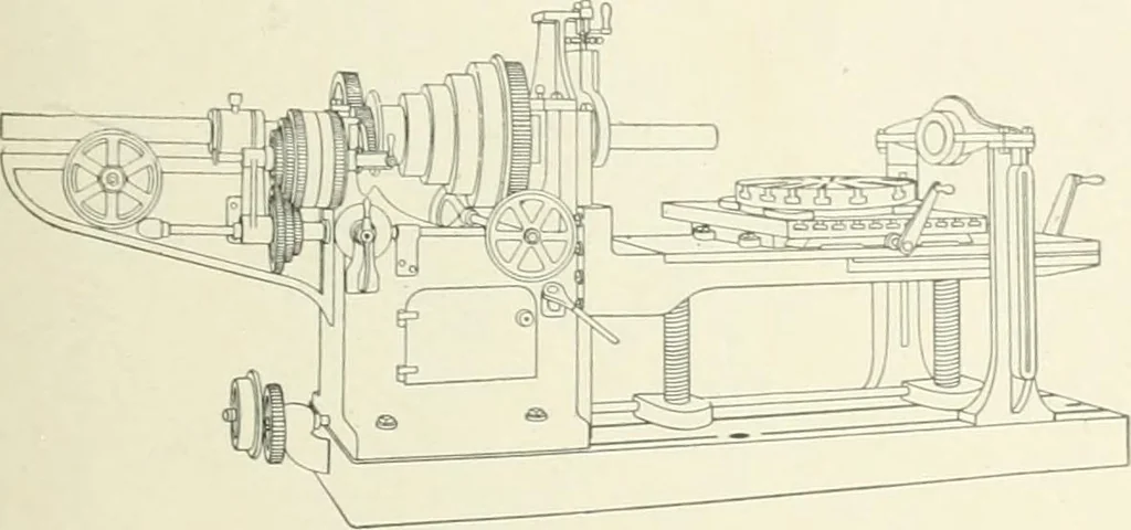 An illustration from Cyclopedia of mechanical engineering; a general reference work. Editor-in-chief Howard Monroe Raymond. Assisted by a corps of mechanical engineers, technical experts, and designers of the highest professional standing, 1908, leaf 155