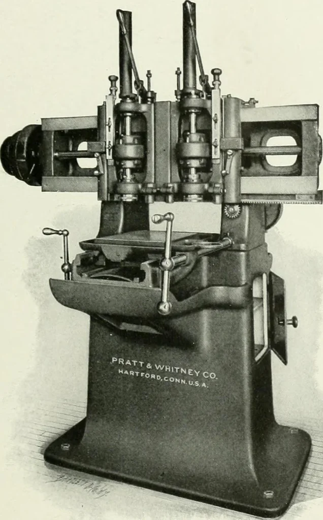 An illustration from Cyclopedia of mechanical engineering; a general reference work. Editor-in-chief Howard Monroe Raymond. Assisted by a corps of mechanical engineers, technical experts, and designers of the highest professional standing, 1908, leaf 197