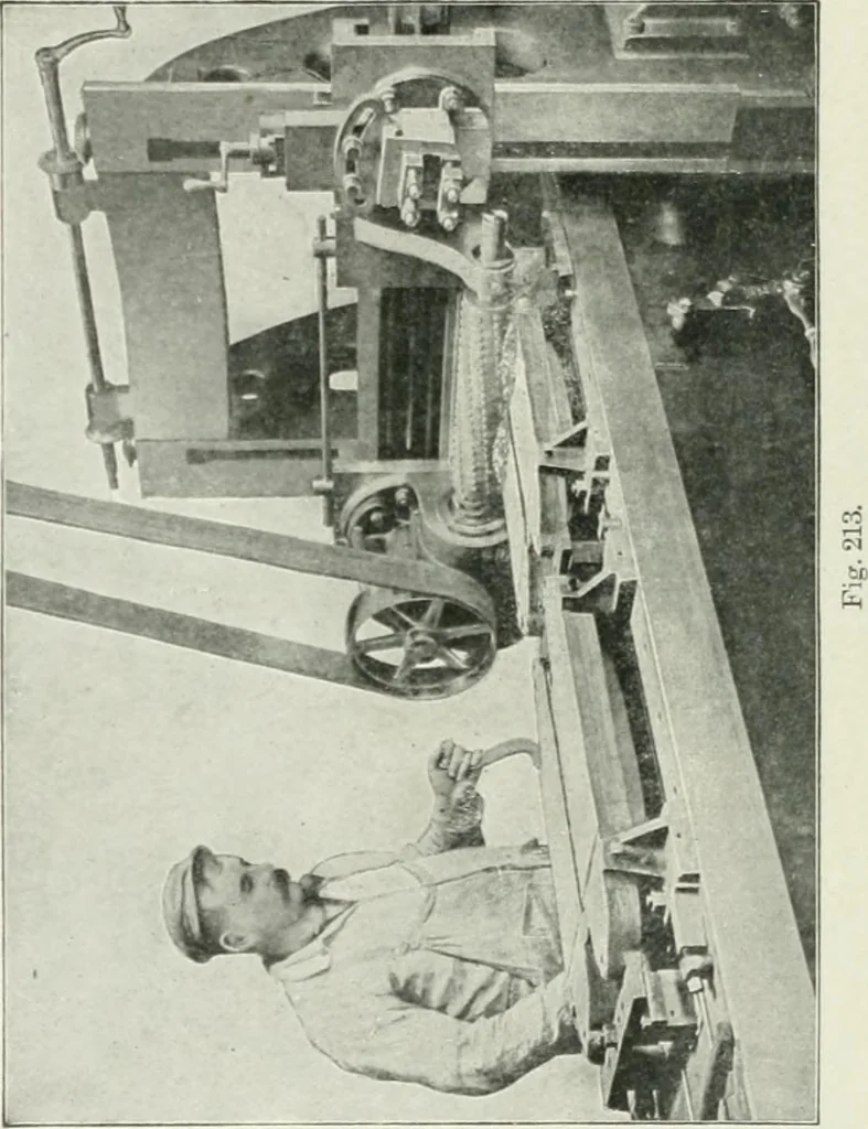 An illustration from Cyclopedia of mechanical engineering; a general reference work. Editor-in-chief Howard Monroe Raymond. Assisted by a corps of mechanical engineers, technical experts, and designers of the highest professional standing, 1908, leaf 200