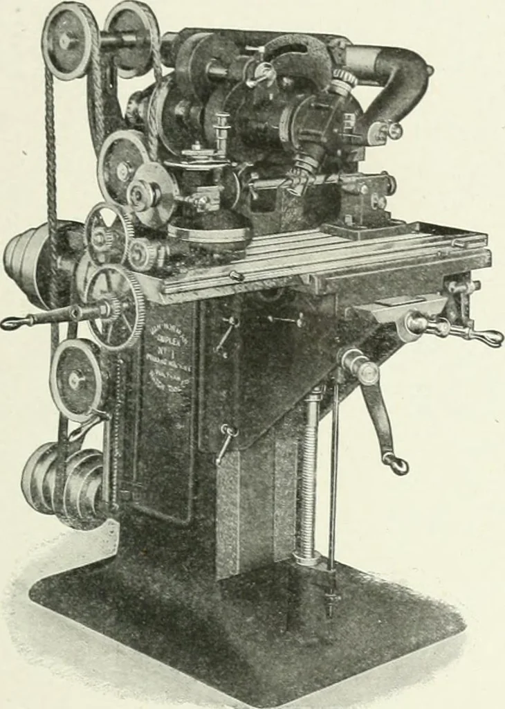An illustration from Cyclopedia of mechanical engineering; a general reference work. Editor-in-chief Howard Monroe Raymond. Assisted by a corps of mechanical engineers, technical experts, and designers of the highest professional standing, 1908, leaf 213