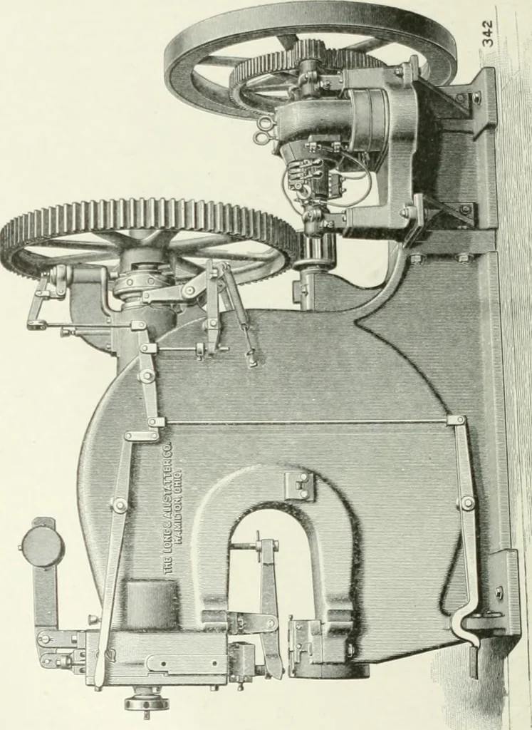 An illustration from Cyclopedia of mechanical engineering; a general reference work. Editor-in-chief Howard Monroe Raymond. Assisted by a corps of mechanical engineers, technical experts, and designers of the highest professional standing, 1908, leaf 300