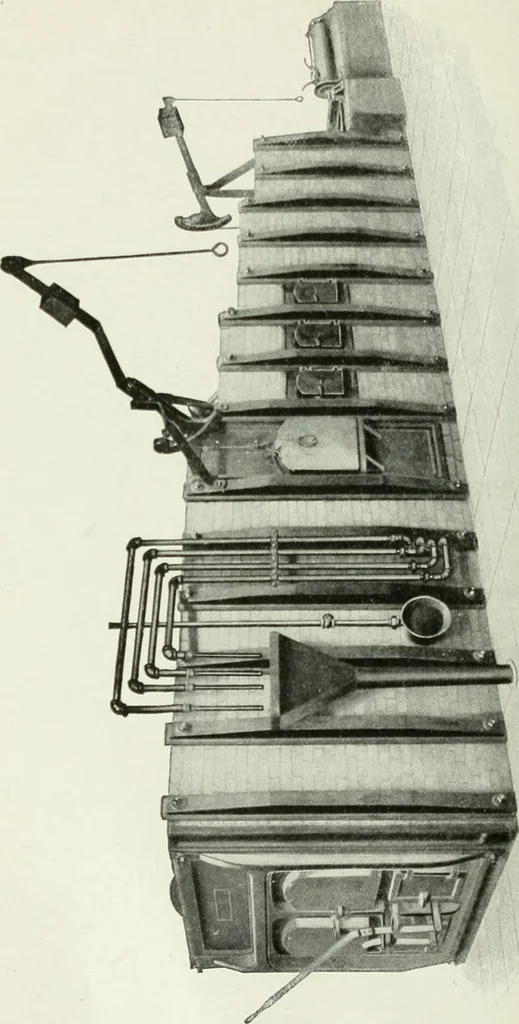 An illustration from Cyclopedia of mechanical engineering; a general reference work. Editor-in-chief Howard Monroe Raymond. Assisted by a corps of mechanical engineers, technical experts, and designers of the highest professional standing, 1908, leaf 372