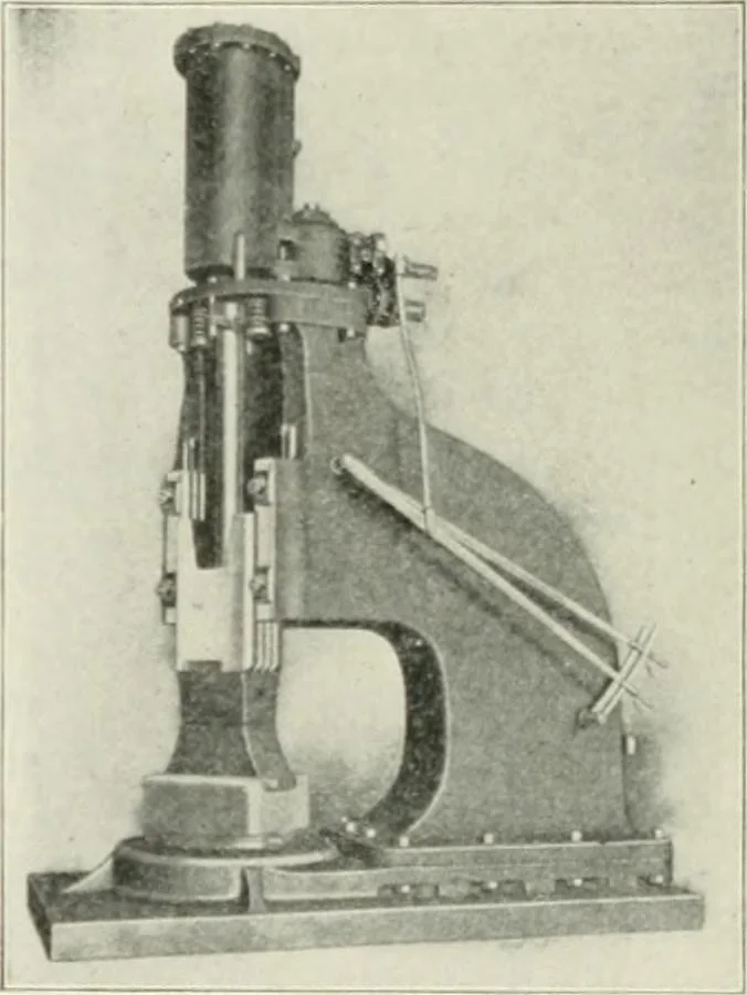 An illustration from Cyclopedia of mechanical engineering; a general reference work. Editor-in-chief Howard Monroe Raymond. Assisted by a corps of mechanical engineers, technical experts, and designers of the highest professional standing, 1908, leaf 386