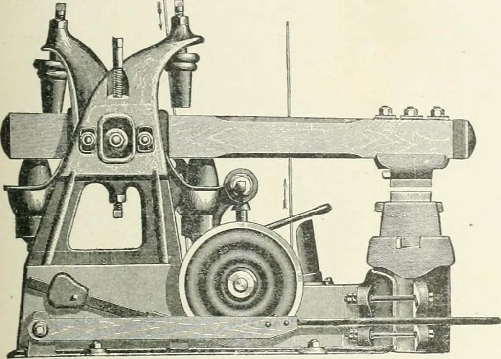 An illustration from Cyclopedia of mechanical engineering; a general reference work. Editor-in-chief Howard Monroe Raymond. Assisted by a corps of mechanical engineers, technical experts, and designers of the highest professional standing, 1908, leaf 399