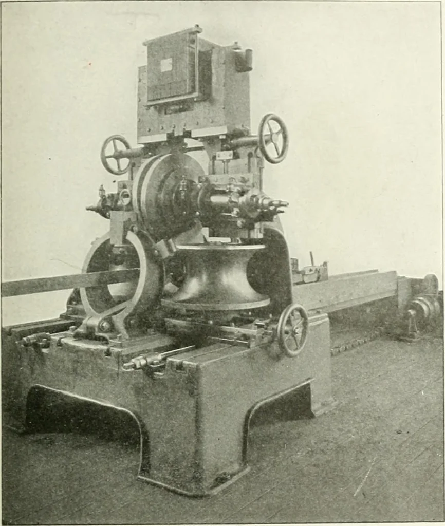 An illustration from Cyclopedia of mechanical engineering; a general reference work. Editor-in-chief Howard Monroe Raymond. Assisted by a corps of mechanical engineers, technical experts, and designers of the highest professional standing, 1908, leaf 413