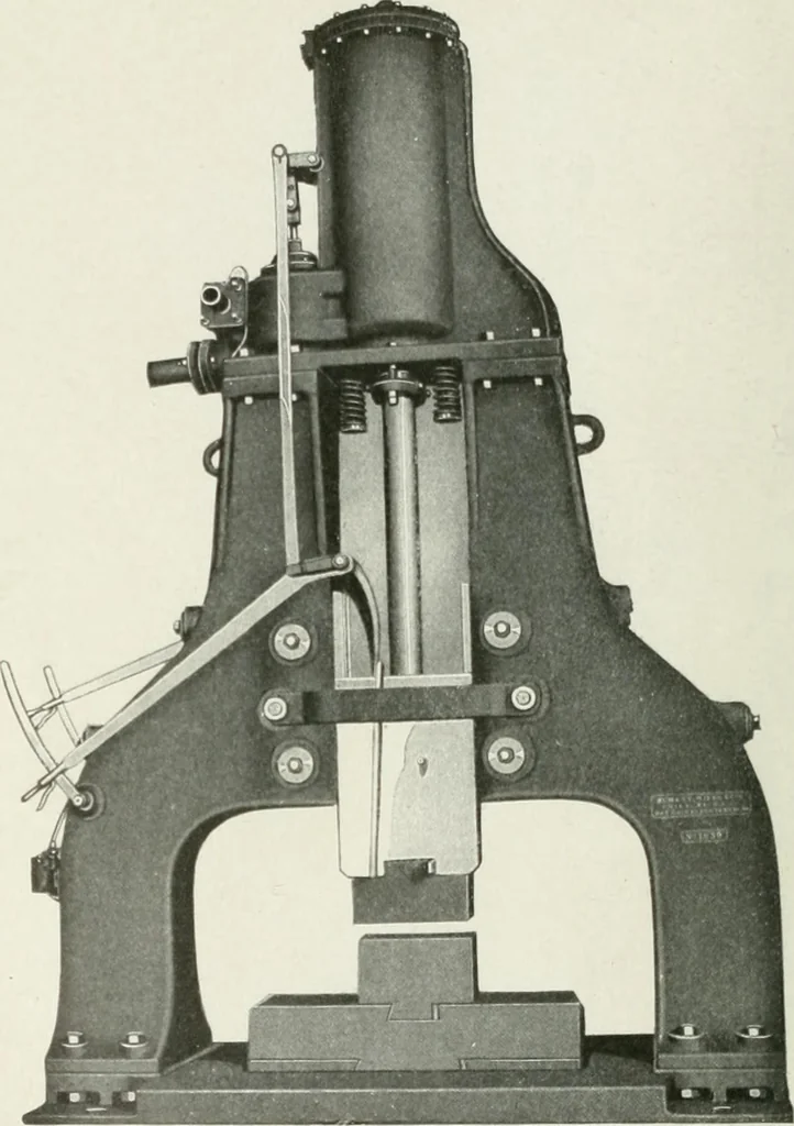 An illustration from Cyclopedia of mechanical engineering; a general reference work. Editor-in-chief Howard Monroe Raymond. Assisted by a corps of mechanical engineers, technical experts, and designers of the highest professional standing, 1908, leaf 6