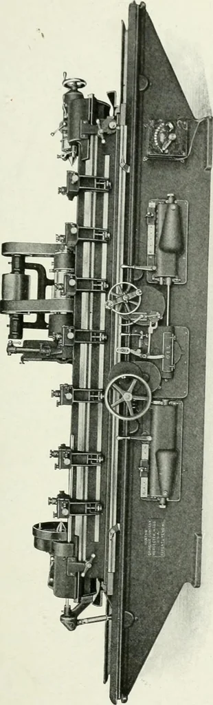 An illustration from Cyclopedia of mechanical engineering; a general reference work. Editor-in-chief Howard Monroe Raymond. Assisted by a corps of mechanical engineers, technical experts, and designers of the highest professional standing, 1908, leaf 89