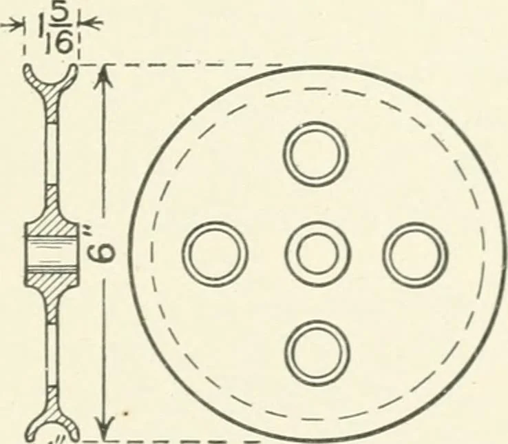 An illustration from Cyclopedia of mechanical engineering; a general reference work. Editor-in-chief Howard Monroe Raymond. Assisted by a corps of mechanical engineers, technical experts, and designers of the highest professional standing, 1908, leaf 112