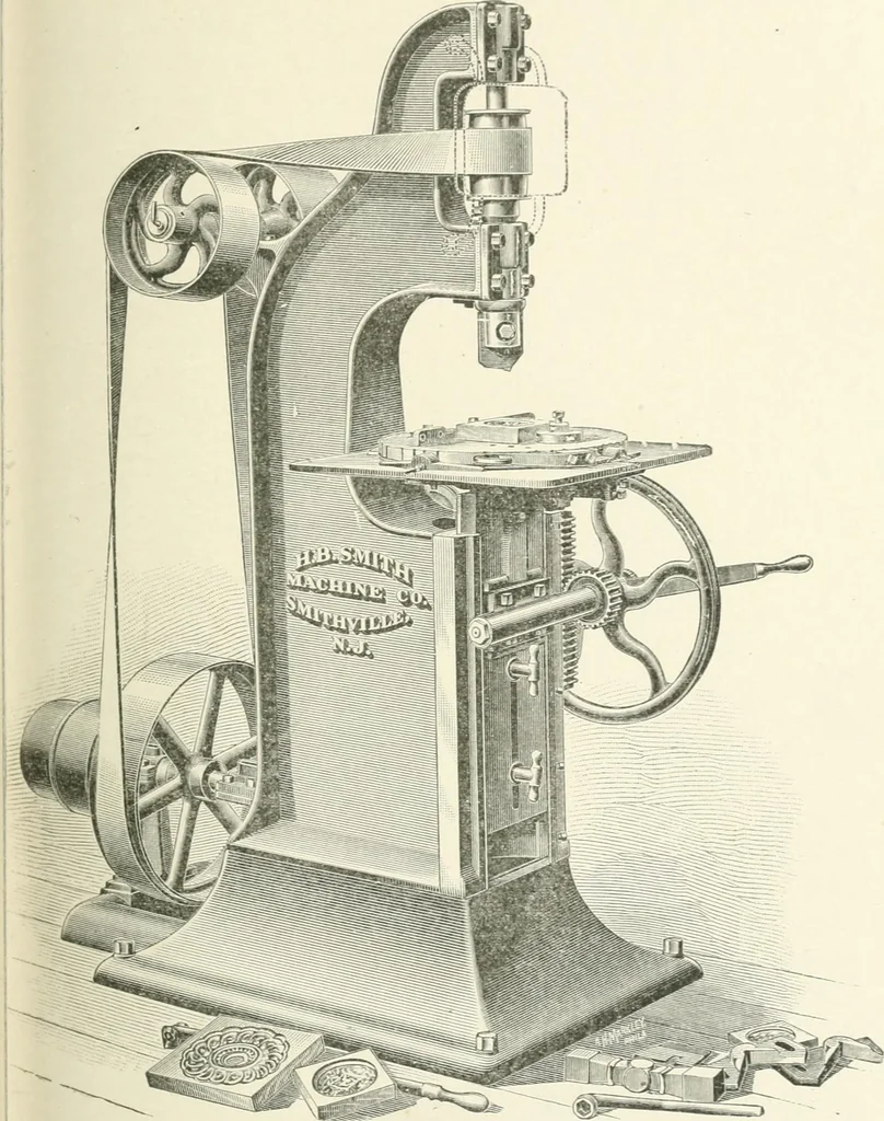 An illustration from Cyclopedia of mechanical engineering; a general reference work. Editor-in-chief Howard Monroe Raymond. Assisted by a corps of mechanical engineers, technical experts, and designers of the highest professional standing, 1908, leaf 118