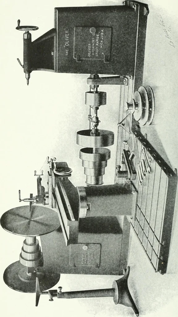 An illustration from Cyclopedia of mechanical engineering; a general reference work. Editor-in-chief Howard Monroe Raymond. Assisted by a corps of mechanical engineers, technical experts, and designers of the highest professional standing, 1908, leaf 165