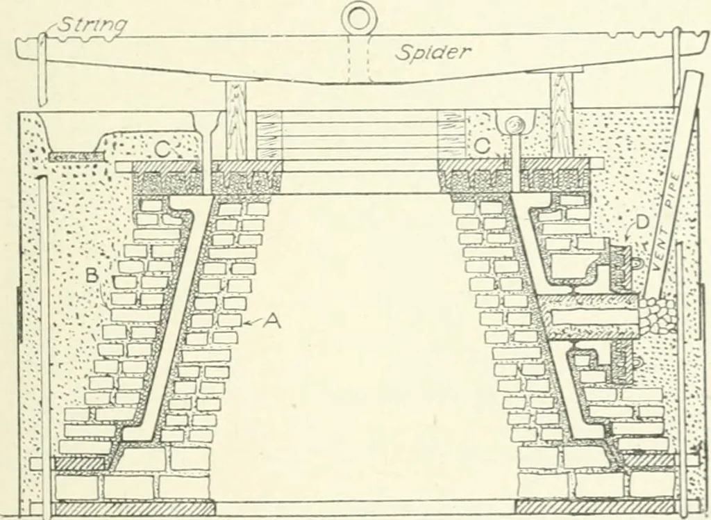 An illustration from Cyclopedia of mechanical engineering; a general reference work. Editor-in-chief Howard Monroe Raymond. Assisted by a corps of mechanical engineers, technical experts, and designers of the highest professional standing, 1908, leaf 260
