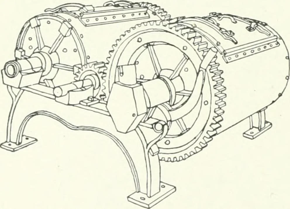An illustration from Cyclopedia of mechanical engineering; a general reference work. Editor-in-chief Howard Monroe Raymond. Assisted by a corps of mechanical engineers, technical experts, and designers of the highest professional standing, 1908, leaf 293