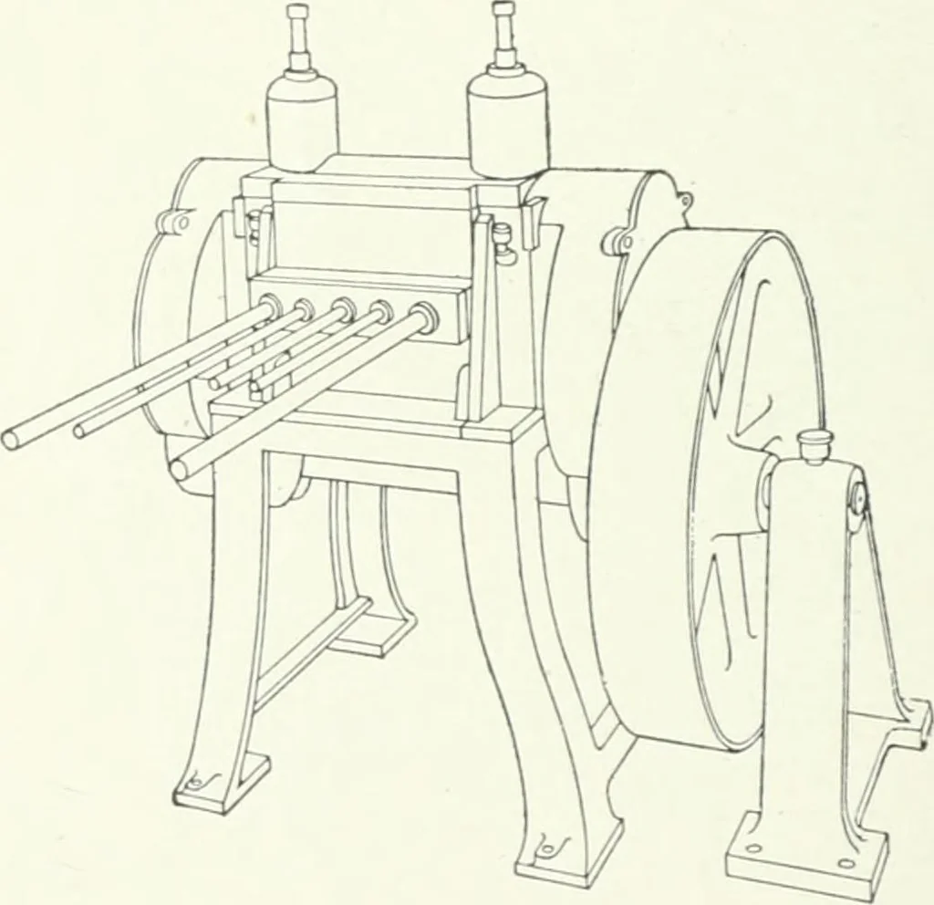 An illustration from Cyclopedia of mechanical engineering; a general reference work. Editor-in-chief Howard Monroe Raymond. Assisted by a corps of mechanical engineers, technical experts, and designers of the highest professional standing, 1908, leaf 297