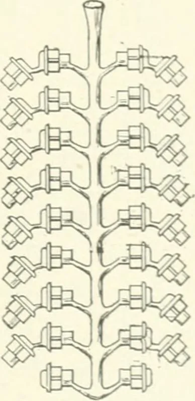 An illustration from Cyclopedia of mechanical engineering; a general reference work. Editor-in-chief Howard Monroe Raymond. Assisted by a corps of mechanical engineers, technical experts, and designers of the highest professional standing, 1908, leaf 316