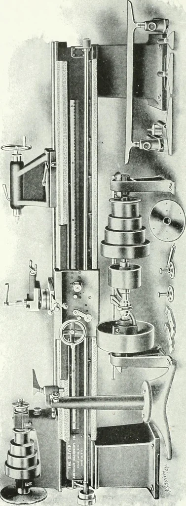 An illustration from Cyclopedia of mechanical engineering; a general reference work. Editor-in-chief Howard Monroe Raymond. Assisted by a corps of mechanical engineers, technical experts, and designers of the highest professional standing, 1908, leaf 93