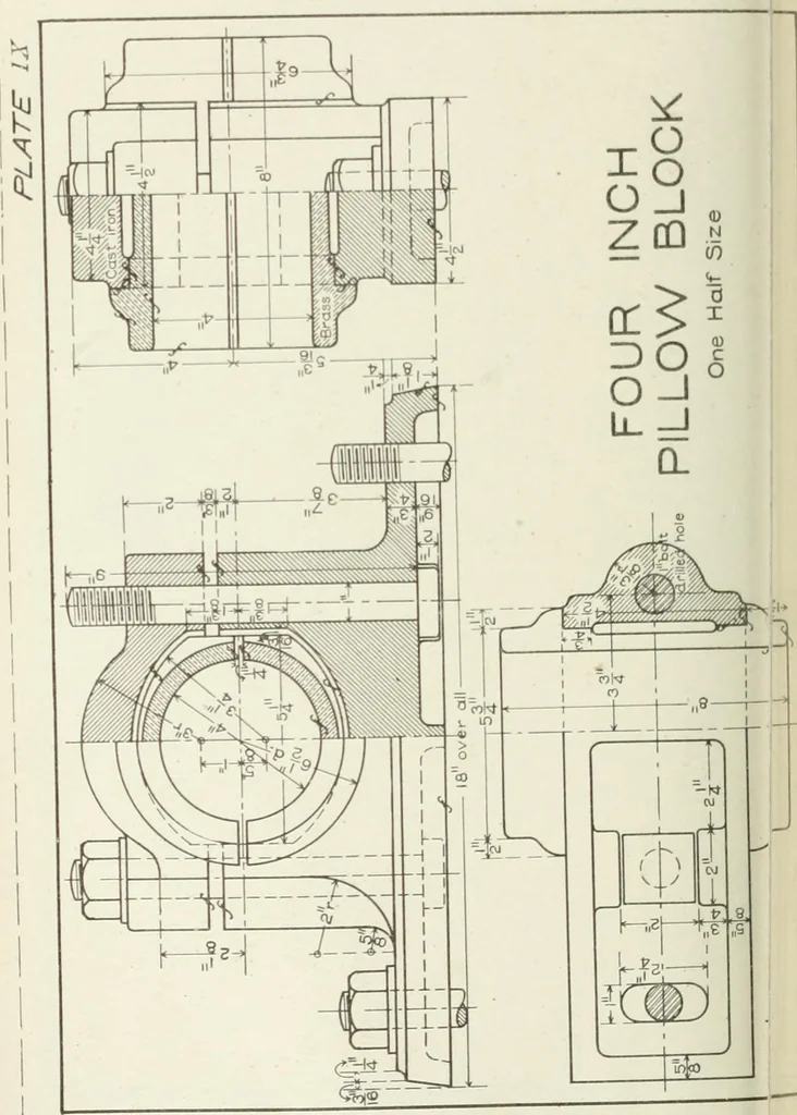 An illustration from Cyclopedia of mechanical engineering; a general reference work. Editor-in-chief Howard Monroe Raymond. Assisted by a corps of mechanical engineers, technical experts, and designers of the highest professional standing, 1908, leaf 119