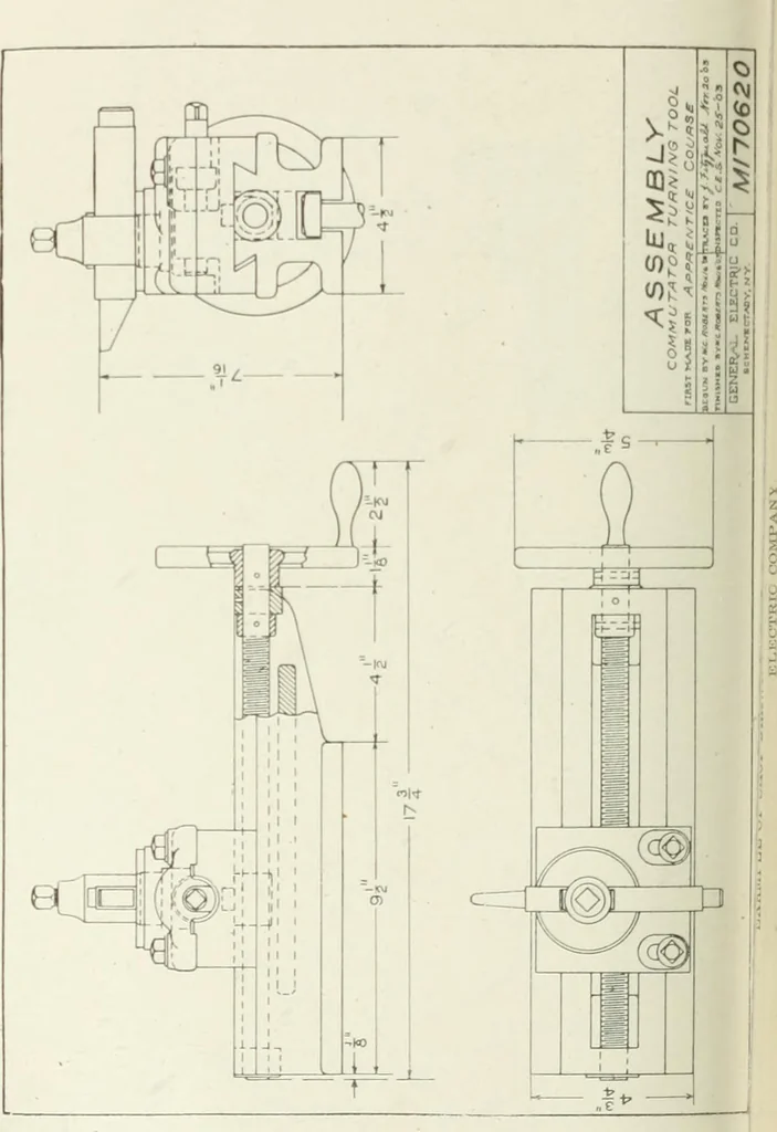 An illustration from Cyclopedia of mechanical engineering; a general reference work. Editor-in-chief Howard Monroe Raymond. Assisted by a corps of mechanical engineers, technical experts, and designers of the highest professional standing, 1908, leaf 127