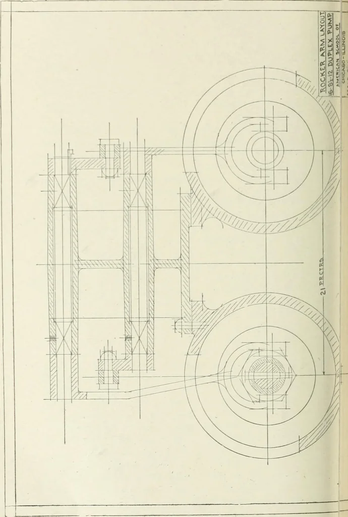 An illustration from Cyclopedia of mechanical engineering; a general reference work. Editor-in-chief Howard Monroe Raymond. Assisted by a corps of mechanical engineers, technical experts, and designers of the highest professional standing, 1908, leaf 169