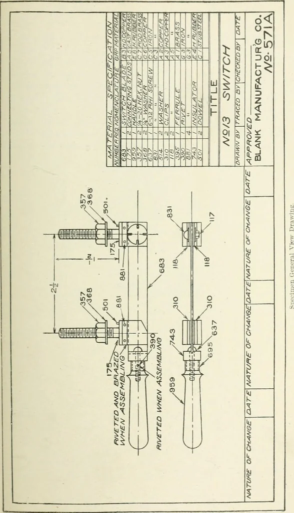 An illustration from Cyclopedia of mechanical engineering; a general reference work. Editor-in-chief Howard Monroe Raymond. Assisted by a corps of mechanical engineers, technical experts, and designers of the highest professional standing, 1908, leaf 204