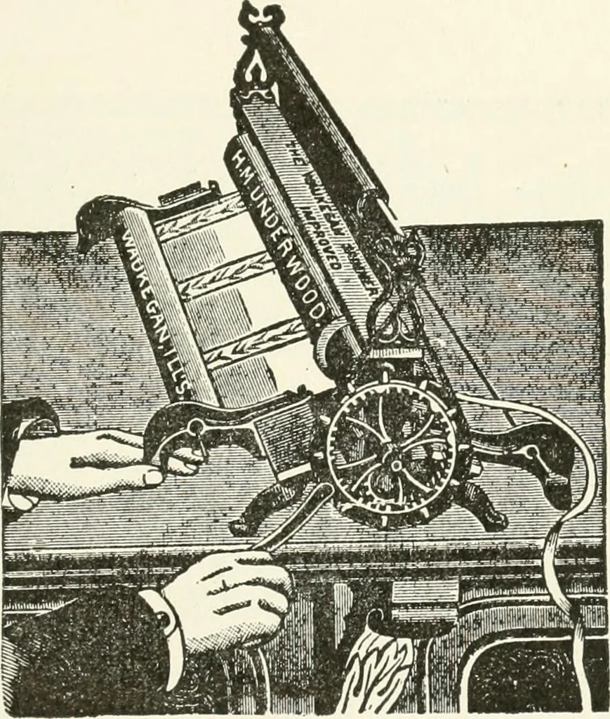 An illustration from Cyclopedia of painting : containing useful and valuable information on the following subjects : adulteration of paint, blistering of paint, brushes, calcimining, carriage painting, china painting, colors, color harmony, color mixing, color testing, exterior painting, gilding, graining, house painting, marbling, mildew, oils and driers, oil painting on glass, painting a bath tub, painting in distemper, paperhanger's tools, paperhanging, pigments, plain oil painting, primary colors, priming, scenic painting, sign painting, stains, staining, stencilling, turpentine, varnishes, varnishing, water color painting, when not to paint, practical points on painting, useful information, 1908, leaf 277