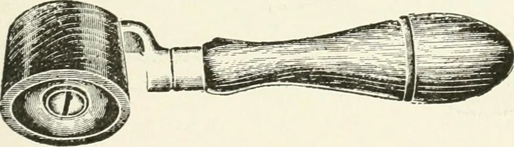 An illustration from Cyclopedia of painting : containing useful and valuable information on the following subjects : adulteration of paint, blistering of paint, brushes, calcimining, carriage painting, china painting, colors, color harmony, color mixing, color testing, exterior painting, gilding, graining, house painting, marbling, mildew, oils and driers, oil painting on glass, painting a bath tub, painting in distemper, paperhanger's tools, paperhanging, pigments, plain oil painting, primary colors, priming, scenic painting, sign painting, stains, staining, stencilling, turpentine, varnishes, varnishing, water color painting, when not to paint, practical points on painting, useful information, 1908, leaf 281