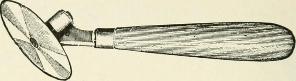An illustration from Cyclopedia of painting : containing useful and valuable information on the following subjects : adulteration of paint, blistering of paint, brushes, calcimining, carriage painting, china painting, colors, color harmony, color mixing, color testing, exterior painting, gilding, graining, house painting, marbling, mildew, oils and driers, oil painting on glass, painting a bath tub, painting in distemper, paperhanger's tools, paperhanging, pigments, plain oil painting, primary colors, priming, scenic painting, sign painting, stains, staining, stencilling, turpentine, varnishes, varnishing, water color painting, when not to paint, practical points on painting, useful information, 1908, leaf 286
