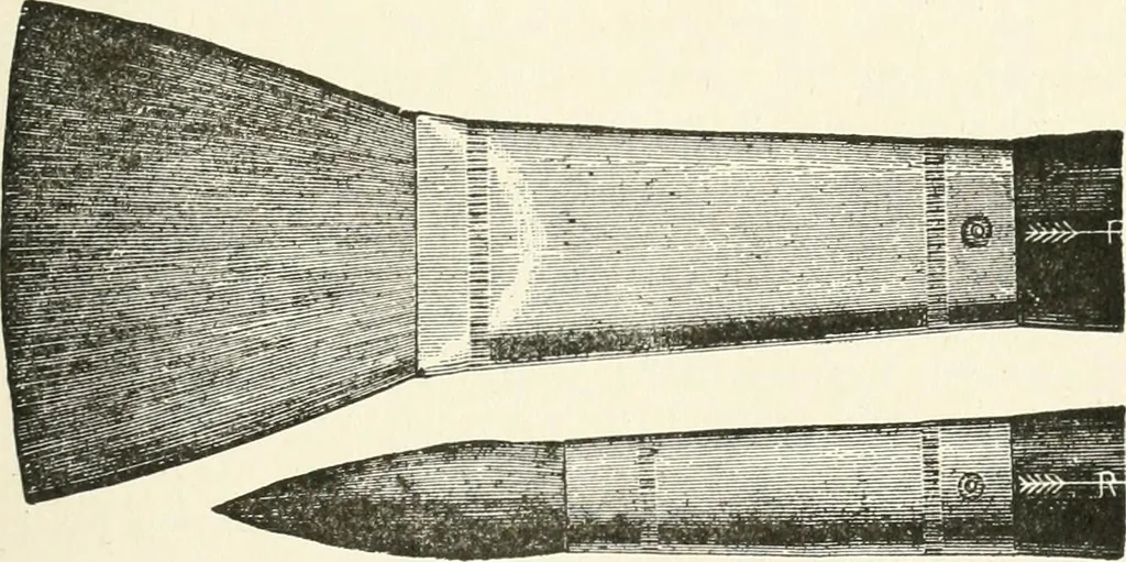 An illustration from Cyclopedia of painting : containing useful and valuable information on the following subjects : adulteration of paint, blistering of paint, brushes, calcimining, carriage painting, china painting, colors, color harmony, color mixing, color testing, exterior painting, gilding, graining, house painting, marbling, mildew, oils and driers, oil painting on glass, painting a bath tub, painting in distemper, paperhanger's tools, paperhanging, pigments, plain oil painting, primary colors, priming, scenic painting, sign painting, stains, staining, stencilling, turpentine, varnishes, varnishing, water color painting, when not to paint, practical points on painting, useful information, 1908, leaf 67